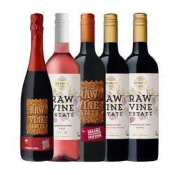 Raw Vine Estate Organic, Preservative Free, Vegan Wines - Mixed Reds Carton